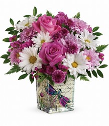 Teleflora's Wildflower In Flight Bouquet from Swindler and Sons Florists in Wilmington, OH